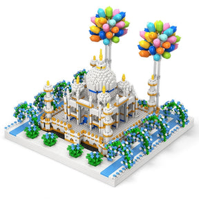 Taj Mahal med ballonger