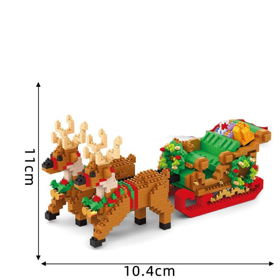 Kerstslee - Morgen In Huis Bouwblokjes