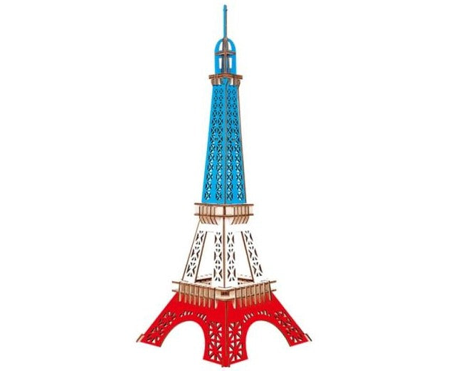 Färgat Eiffeltorn