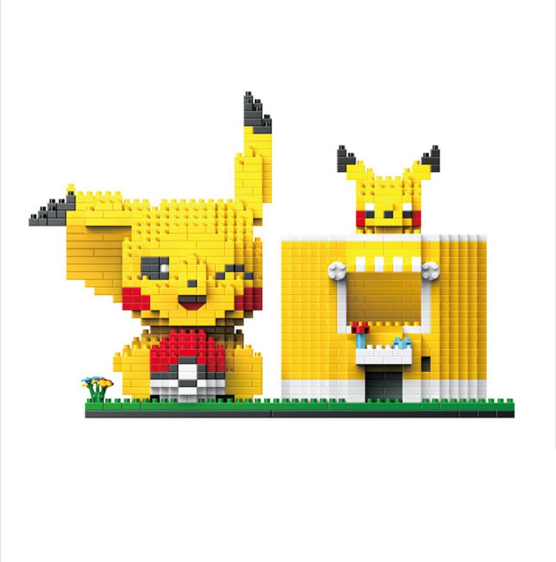 Pikachu Pennenbakje Bouwblokjes