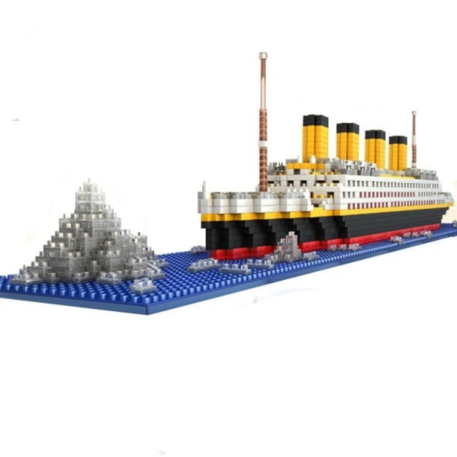 Titanic med isblock
