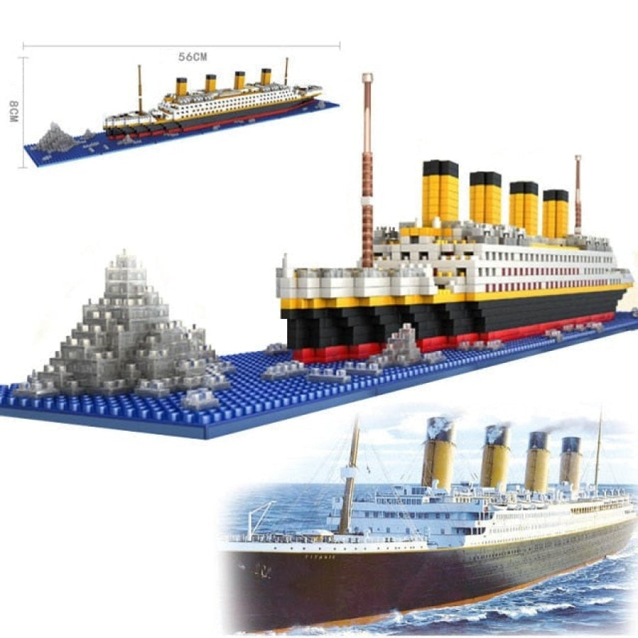 Titanic med isblock